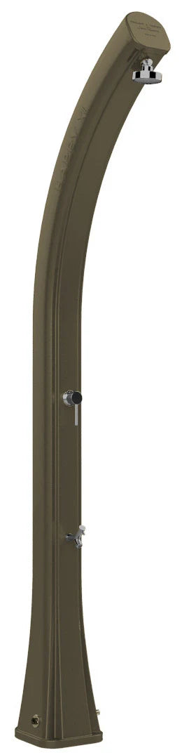 prezzo Doccia Solare da Giardino 35L Miscelatore e Lavapiedi Arkema Happy XL Dove Grey
