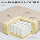 Poltrona Imbottita 80x85x88 cm in Tessuto Effetto Lino Beige