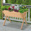 Fioriera Aiuola Rialzata per Piante 100x70x80 cm in Legno 