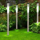 Set 8 Lampade da Giardino Segnapasso H70 1W con Pannello Solare