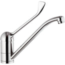 Rubinetto Miscelatore Monocomando Girevole Lavello con Leva Clinica in Ottone Mariani Epic Cromato
