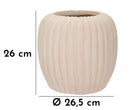 Vaso Mist Ø26,5x26 cm in Mgo Crema      