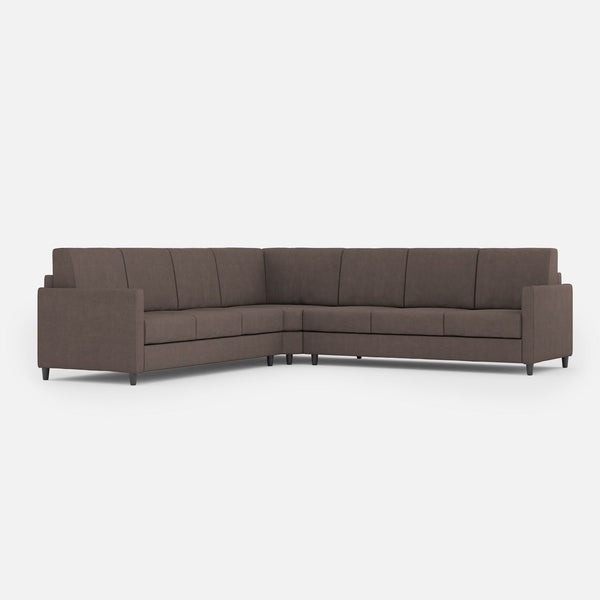 prezzo Divano Angolare 7 Posti 281x281x85 cm Karay in Tessuto Talpa