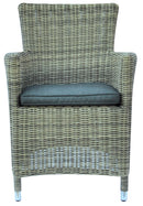 Poltrona da Giardino in Wicker con Cuscino Vorghini Antigua