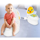 Vasino Educativo per Bambini 26x41x45 cm con Suono Sciacquone WC Pulcino 