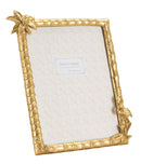 Cornice Flamingo 30x2,8x26 cm in Resina e Vetro Oro      