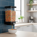 Contenitore Dispenser per Cereali Frutta Secca 1 Kg Nero