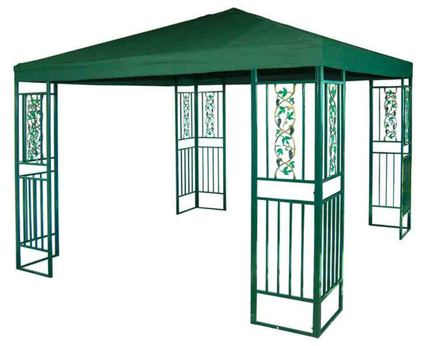 Gazebo da Giardino 3x4m in Metallo Morel Ferro Verde online