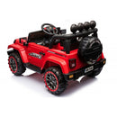 Macchina Elettrica per Bambini Fuoristrada Adventure 12V con Telecomando Rosso