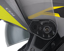 Casco Integrale per Scooter Visiera Lunga CGM Dresda 508G Giallo Fluo Opaco Varie Misure
