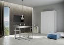 Letto 1 Piazza e Mezzo a Scomparsa Salvaspazio Kentaro H210 cm Bianco