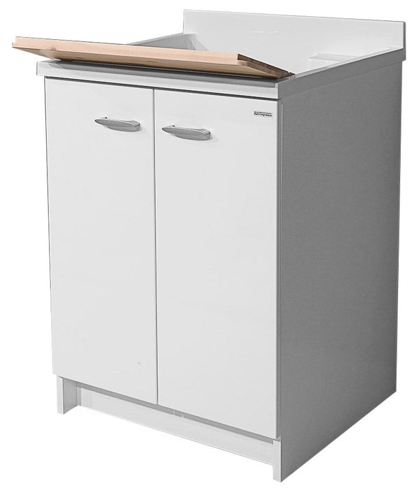 online Mobile Lavatoio 60x60x85cm 2 Ante Asse in Legno Montegrappa Marella Bianco