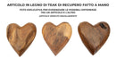 Decorazione Hak 16x14x4,5 cm in Teak Riciclato         