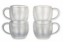 Set 4 Tazzine Caffè con Manico in Vetro Incamiciato 90 ml Villa d'Este Home Tivoli Moka