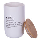 Barattolo Caffè Double Face 750 ml in New Bone China VdE Tivoli 1996 Bianco