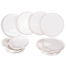 Servizio Piatti 12 Pezzi in New Bon China VdE Tivoli 1996 Luxury White