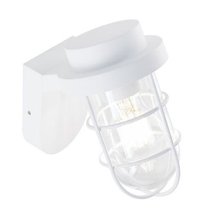 sconto Applique in Basso da Esterno E27 in Alluminio Sovil Bianco