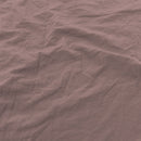 Set Lenzuola Sopra Sotto e 2 Federe Linea Water Washed Rosa Antico