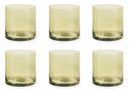 Set 6 Bicchieri Ø8,5x9 cm in Vetro Villa d'Este Home Tivoli Cala Jondal Gialli
