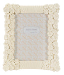 Cornice Cempak 22,8x2x28 cm in Resina e Vetro Crema      