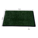 Lettiera per Cani con Erba Sintetica in Plastica PP 51x76x3 cm 