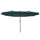 Ombrellone da Giardino 4,6x2,7 m Palo Ø48 mm Doppio Tetto Verde