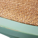 Sedia Cross 46x42x87 cm  in Legno Verde