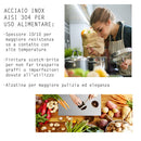 Tagliere Spianatoia per Alimenti Professionale 80x50 AISI 304  