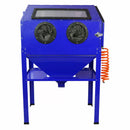 Cabina Sabbiatrice 138x89x56 cm 220L con Kit Accessori Blu