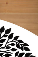 Pannello da Muro Arc Ferro e Wood Set 3pz 105x2x70 cm in Ferro e MDF Nero e Marrone      