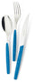 Servizio Set di Posate 24 pezzi in Acciaio Inox Eme Dream Blu 35