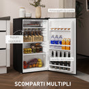 Frigorifero Piccolo 91L MonoPorta Reversibile con Congelatore e Temperatura Regolabile Nero      