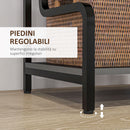 Supporto per Stampante Industriale 55x40x77 cm a 3 Livelli in Metallo e Truciolato Nero      