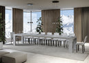 Tavolo Allungabile 160/420x90x77 cm Roxell Premium Cemento  