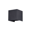 Lampada da parete Outdoor in Metallo Fulton Nero
