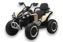 Quad Elettrico per Bambini ATV Safari Gold 24V con Telecomando Beige