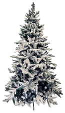 Albero di Natale Artificiale Innevato  Abete Cibele Verde Altezza 152 cm
