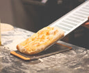 Tagliere da Cucina 36x19,5 cm In Legno e Acciaio Giusto