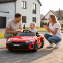 Macchina Elettrica per Bambini 12V Licenza Ufficiale Audi RS E-Tron GT con Telecomando Rosso