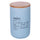 Barattolo Sale Double Face 750 ml in New Bone China VdE Tivoli 1996 Acquamarina