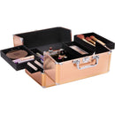 Valigetta per Estetista 27.5x20.5x20.5 cm Case Portatrucchi Make UP in Alluminio