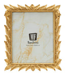Cornice Laurel 27x2x32,3 cm in Resina e Vetro Oro      
