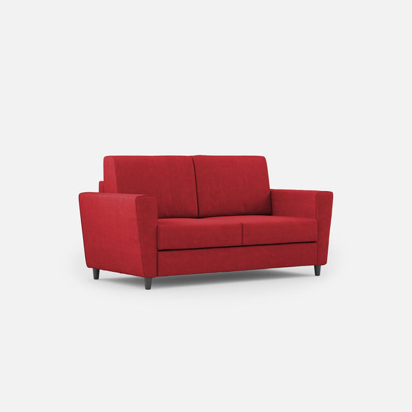 Divano 2 Posti 172x85x85 cm Yasel in Tessuto Rosso online