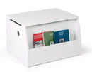 Cassapanca Baule in Legno 66x51x42,5 cm Giada Bianco