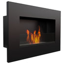 Camino a Bioetanolo da Parete 60x40 cm Flig Huston Nero