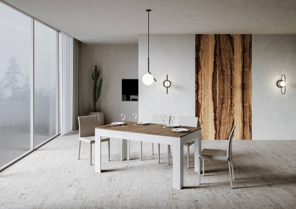 sconto Tavolo Allungabile 160-220x90x77 cm Bibi Mix Noce