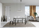Tavolo Allungabile 120-380x90x77 cm Everyday Evolution Bianco Frassino