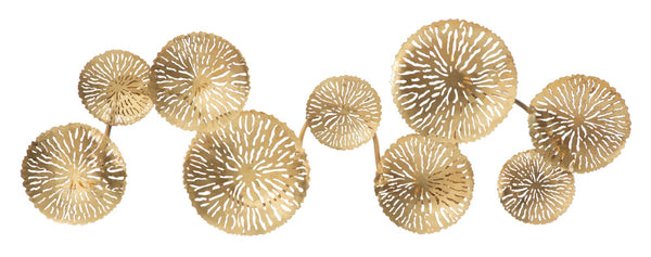 Lampada da Muro Dishy Glam 5 Luci 138x9x50 cm in Ferro Oro online