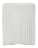 Tavolinetto Arc 47,5x58x47,5 cm in Mgo Crema      