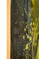 Pannello Vetro con Cornice Sunny 120x3,5x80 cm in Vetro e Alluminio e Carta Multicolor      